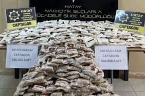 Hatay’da 600 Bin Tane Uyuşturucu Hap Ele Geçirildi