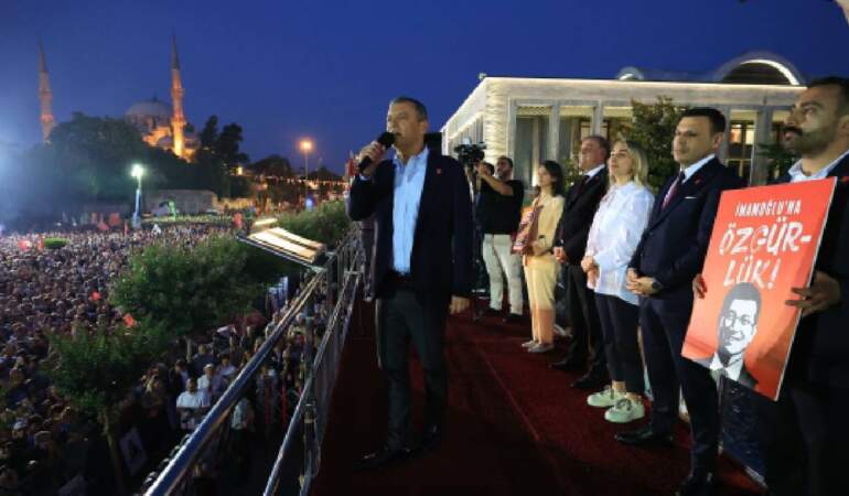 İBB Tutuklamalarının 100. Gününde CHP’den Miting