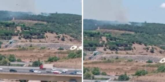 Sultangazi Kent Ormanı’nda Yangın