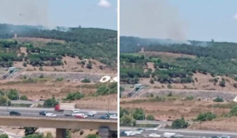 Sultangazi Kent Ormanı’nda Yangın