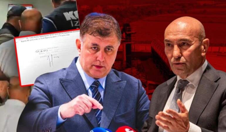 ‘İZBETON A.Ş’ Soruşturmasından Cemil Tugay’ın İmzası Çıktı! İşte Soyer’i Gözaltına Aldıran Belge…