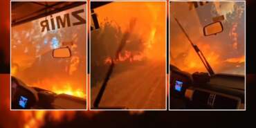 Buca’da Alevlerin İçinde Can Pazarı! Korku Dolu Anlar Böyle Görüntülendi: Cehennem Oldu Burası