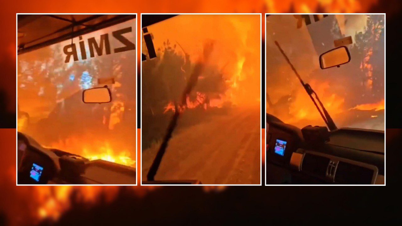 Buca’da Alevlerin İçinde Can Pazarı! Korku Dolu Anlar Böyle Görüntülendi: Cehennem Oldu Burası