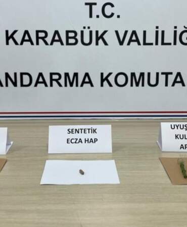 Karabük’te Uyuşturucu Operasyonu: 3 Gözaltı