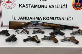 Kastamonu’da 10 Adet Silah Ele Geçirildi, 1 Gözaltı