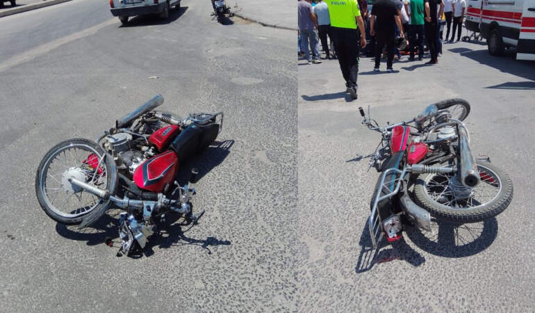 Konya’da Motosiklet ile Kamyonet Çarpıştı: 1 Kişi Yaralı