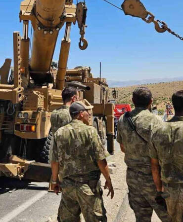 Malatya’da Askeri Araç Devrildi! 2 Asker Yaralı