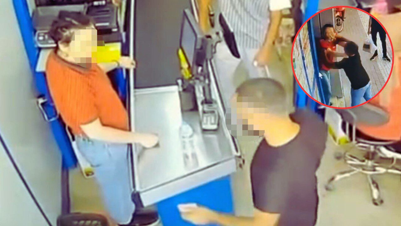 Markette Korku Dolu Anlar Kamerada: Müşteri, Kasiyerin Burnunu Kırdı