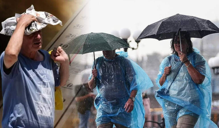 Meteoroloji Tarih Verdi! Ferahlayacağız… Bunaltıcı Sıcaklara Sağanak Molası