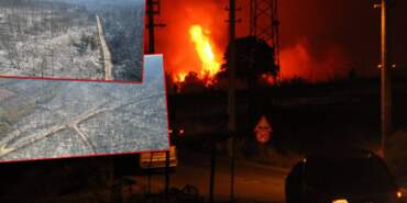 Ormanlarımız Küle Döndü! Buca’daki Felaket Havadan Görüntülendi