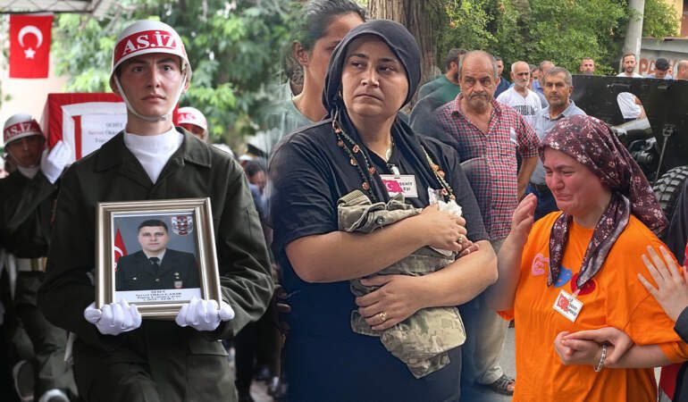 Şehit Uzman Çavuş Servet Ökkeş Çakır’a Gözyaşlarıyla Son Veda