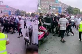 Şehrin Göbeği Boks Ringine Döndü, O Anlar Kamerada