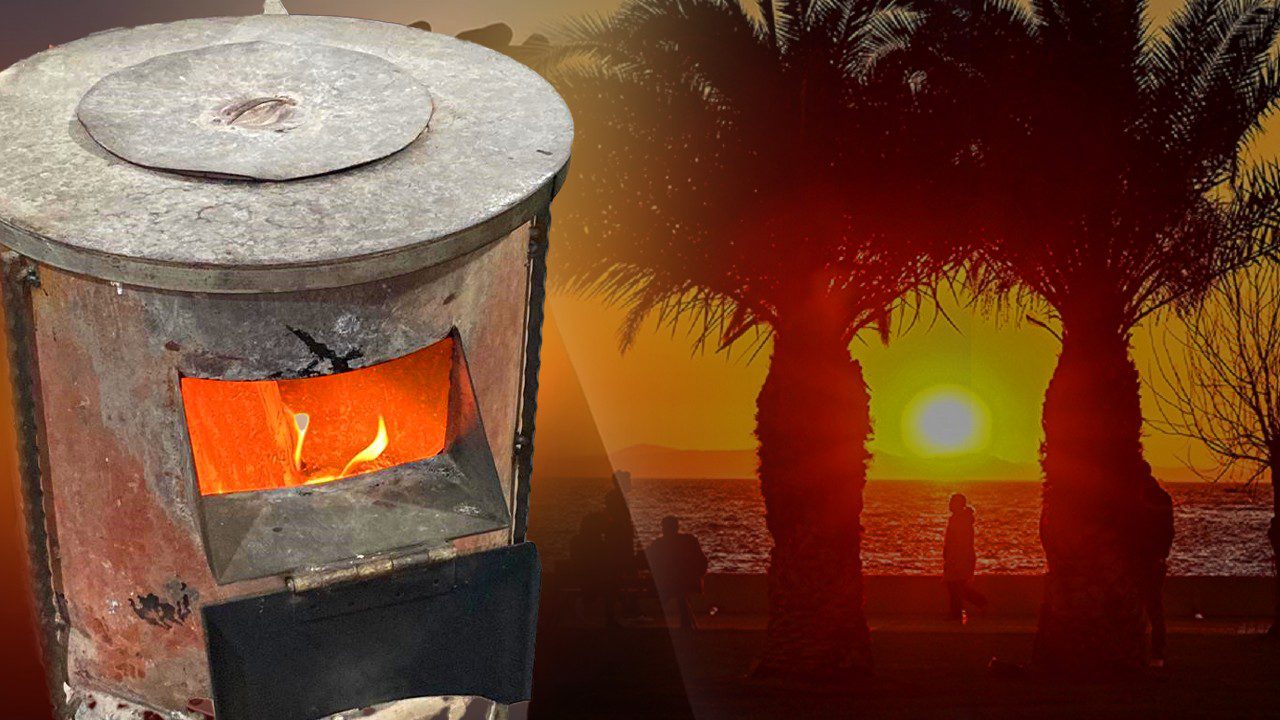 Türkiye Kavrulurken Kışın Demir Attığı Kentte Sobalar Yeniden Kuruldu! Termometreler Artıyı Görmüyor