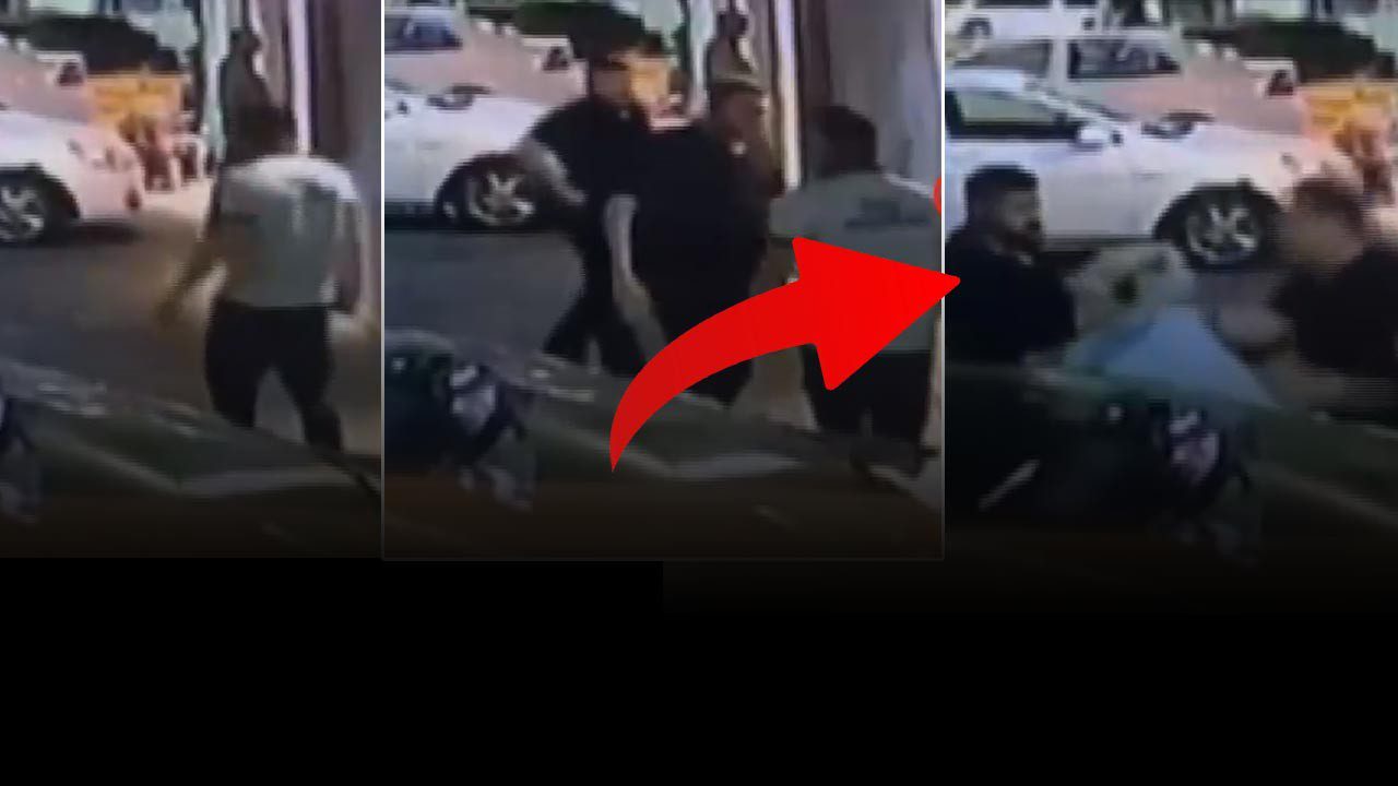 Tuvalet Uyarısı Yumrukla Bitti! Güvenlik Görevlisine Toplu Saldırı Kamerada