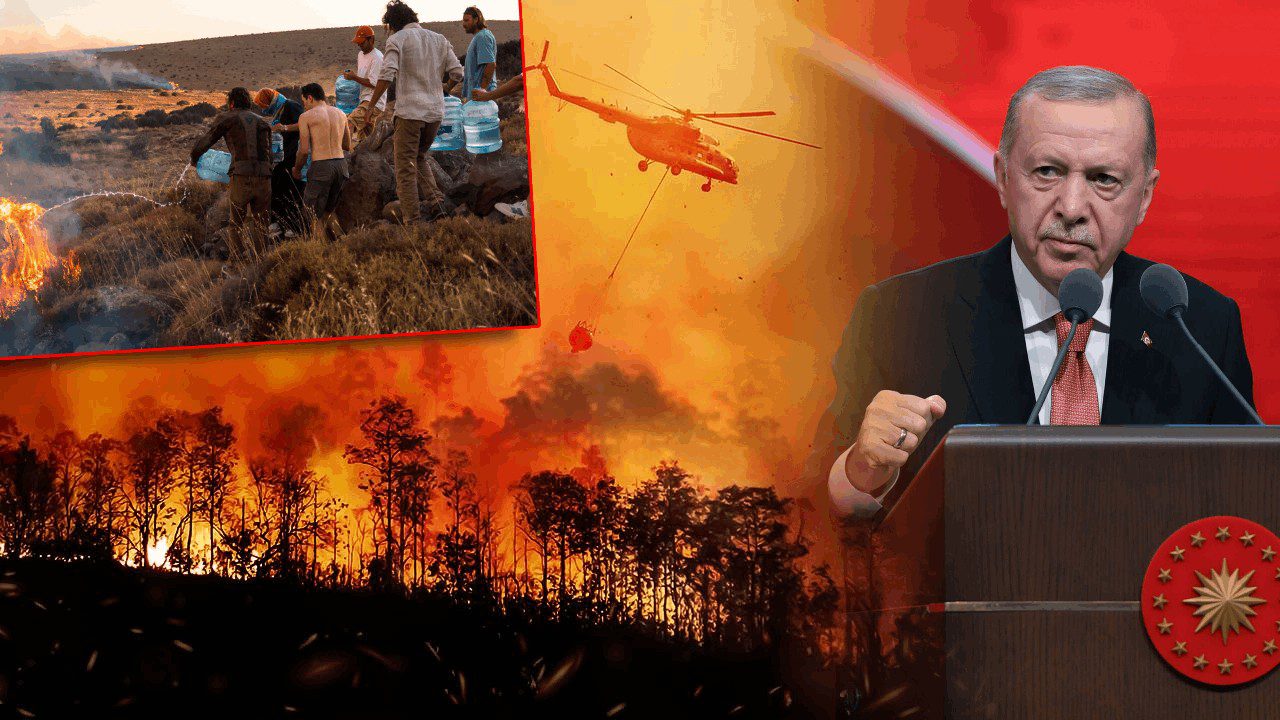 Vatandaşlar Yangın Bölgesine Damacanayla Su Taşımıştı… Cumhurbaşkanı Erdoğan: ‘Yangınla Mücadele En İyi Hava ve Kara Filosuna Sahibiz’