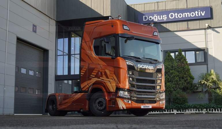 Bu özel üretim Scania’dan sadece 1 tane var! İşte fiyatı ve özellikleri