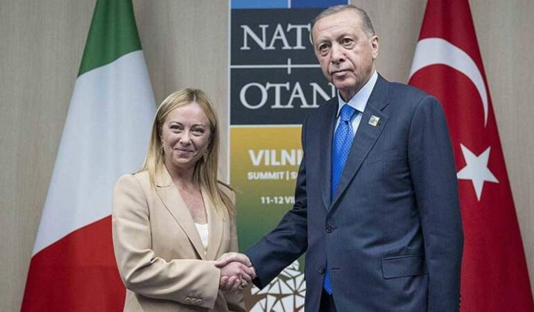 Erdoğan, İtalya Başbakanı Meloni ile görüşecek