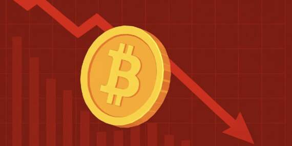 Bitcoin’de Sert Düşüş: 3 Haftanın En Düşük Seviyesini Gördü