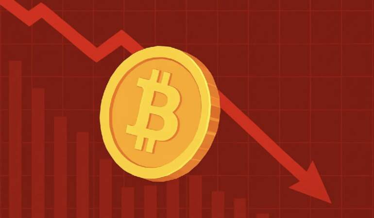 Bitcoin’de Sert Düşüş: 3 Haftanın En Düşük Seviyesini Gördü