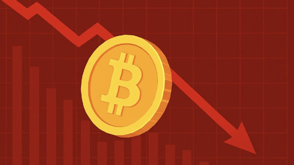 Bitcoin’de Sert Düşüş: 3 Haftanın En Düşük Seviyesini Gördü