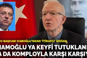 İstanbul Barosu Başkanı Kaboğlu’ndan açıklama: İmamoğlu ya keyfi tutuklandı ya da komployla karşı karşıya
