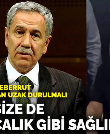 Bülent Arınç: Allah size de Murat Çalık gibi sağlık versin