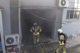 Manisa’da 112 Acil Servis istasyonunda yangın