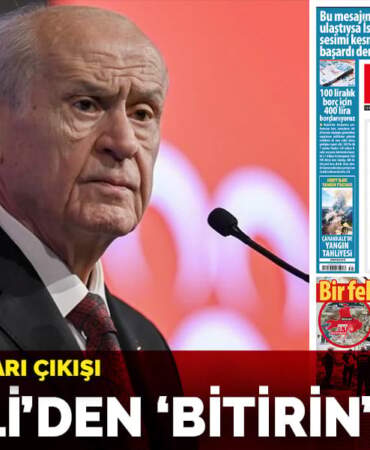 Belediye davaları çıkışı! Bahçeli’den ‘bitirin’ mesajı