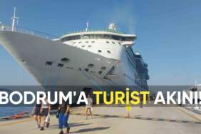 Bodrum’a turist yağdı! İki dev yolcu gemisiyle 3 bin 906 kişi geldi