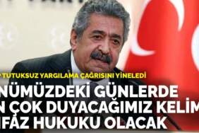 MHP tutuksuz yargılama çağrısını yineledi: Önümüzdeki günlerde en çok duyacağımız kelime infaz hukuku olacak