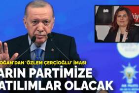 Erdoğan’dan ‘Özlem Çerçioğlu’ iması: Yarın partimize katılımlar olacak