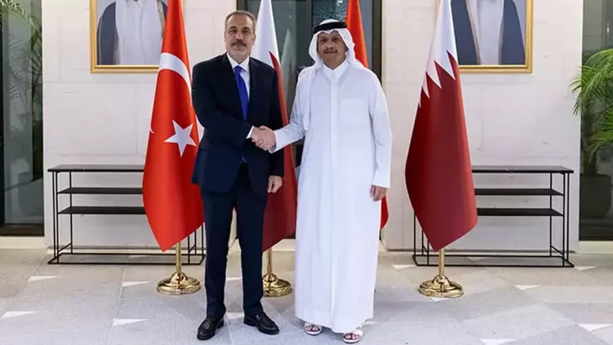 Fidan, Katar Emiri El Sani ile görüştü