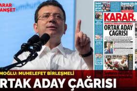 İmamoğlu: Muhalefet birleşmeli | Ortak aday çağrısı