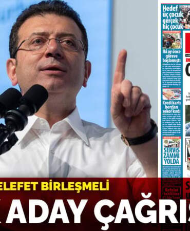 İmamoğlu: Muhalefet birleşmeli | Ortak aday çağrısı