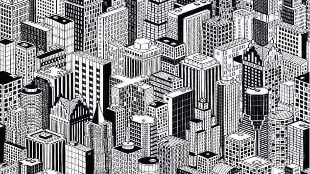 Sadece en dikkatliler 5 saniyede görebiliyor! Gökdelenler arasındaki kediyi bulabilecek misiniz?