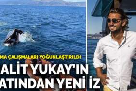 Halit Yukay’ın yatının parçalanan koltuğu kıyıya vurdu