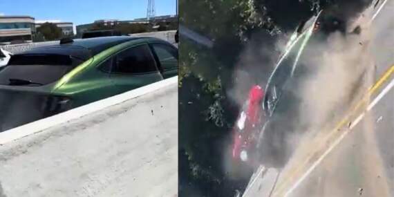 Korku filmi değil gerçek: Ford sahipleri bu videoyu konuşuyor! Otoyolda yaşanan korkunç kaza anı kamerada
