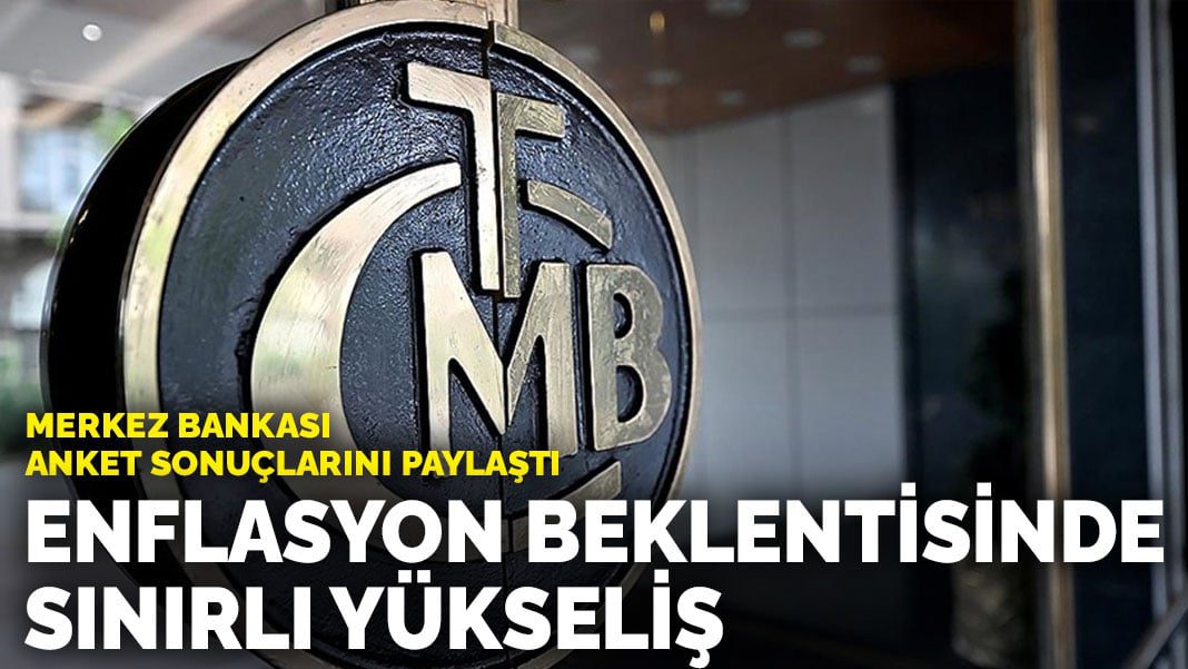 Merkez Bankası anket sonuçlarını paylaştı: Enflasyon beklentisinde sınırlı yükseliş