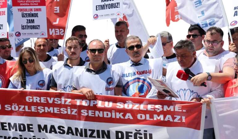 Kamu çalışanları iş bırakıyor
