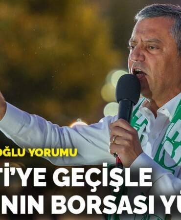 Özel’den Çerçioğlu yorumu: AK Parti’ye geçişle firmasının borsası yükseldi