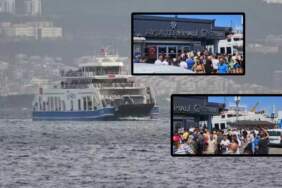 Marmara’da fırtına vurdu, tatilciler adalarda mahsur kaldı: Erdek İskelesi kilitlendi!