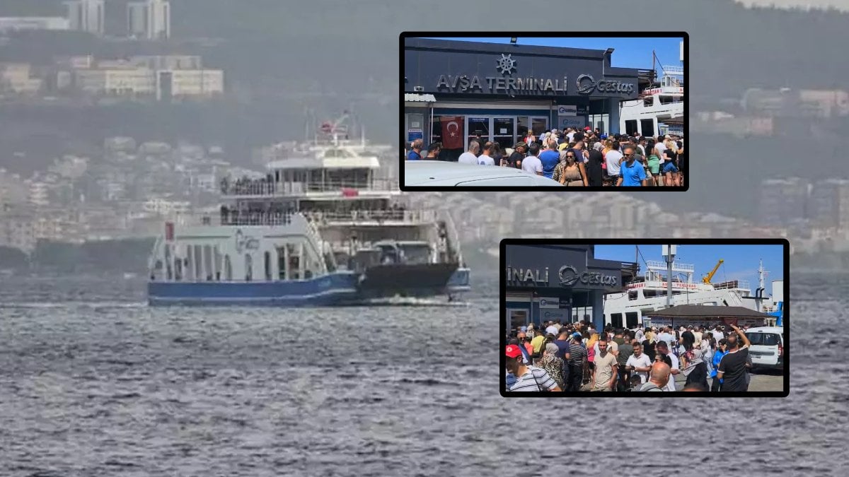 Marmara’da fırtına vurdu, tatilciler adalarda mahsur kaldı: Erdek İskelesi kilitlendi!