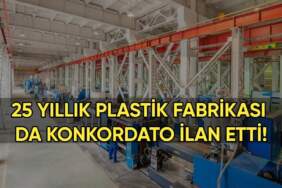 Sektörün devlerindendi! 25 yıllık plastik fabrikası da konkordato ilan etti!