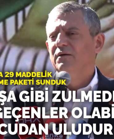 Özel, cemevi açılışında konuştu: Hızır Paşa gibi zulmedenlerin safına geçenler olabilir ama yol yolcudan uludur