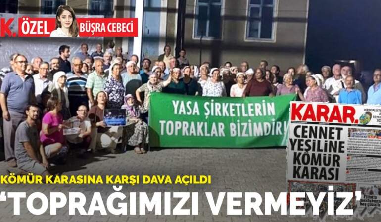 ‘Toprağımızı vermeyiz’