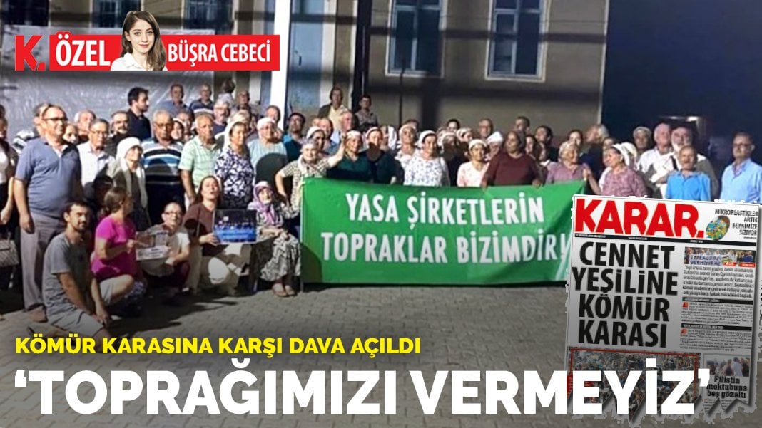 ‘Toprağımızı vermeyiz’