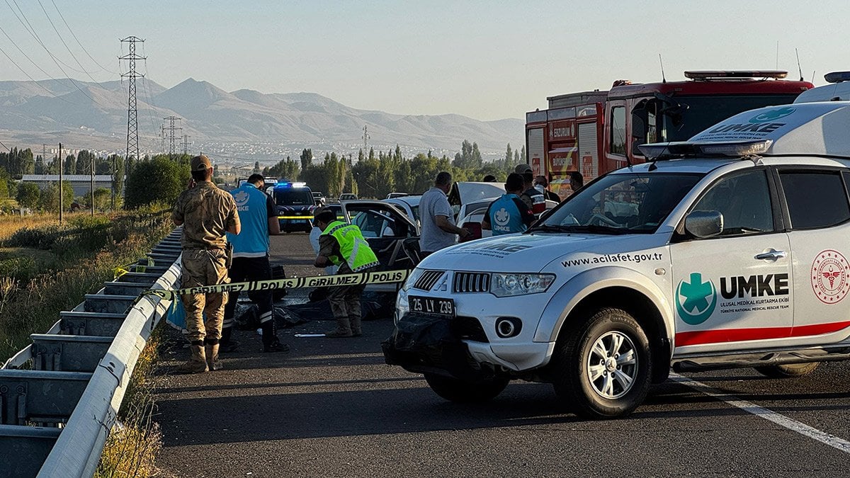 Erzurum’da katliam gibi kaza: 4 ölü
