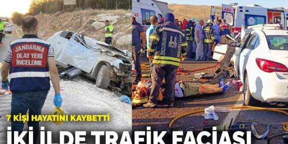 Gaziantep ve Erzurum’da aşırı hız ve dikkatsizlik can aldı! 7 kişi hayatını kaybetti