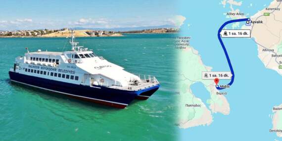 Hayırlı olsun: Ayvalık ve Midilli arasında vapur seferleri başladı! Bu hamle Ege turizminde dengeleri değiştirebilir