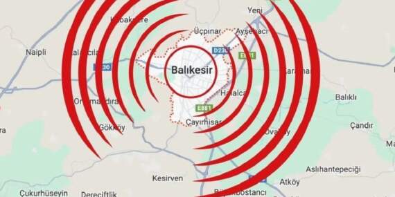 Balıkesir’de ard arda deprem